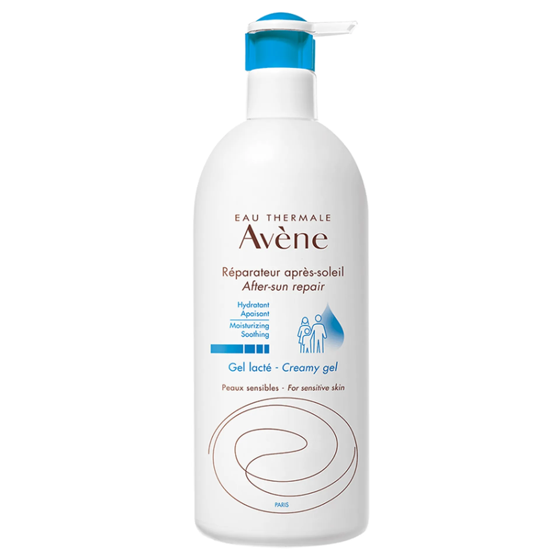 Avène réparateur après-soleil pour peaux sensibles sous forme de gel lacté