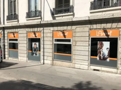 Impression enseigne Panneau Dibond® extérieur Lappart Fitness à Lyon