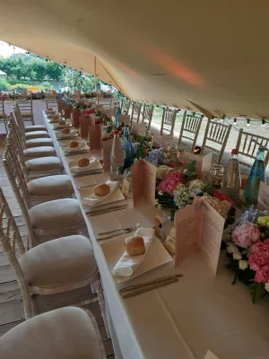 organissation de mariage sous tente