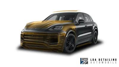 Protection PPF avant étendue Porsche Cayenne pour défense accrue et brillance préservée avec film XPEL professionnel durable