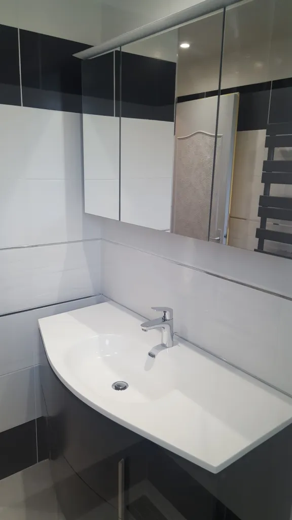 Pose et installation de carrelage et faïence pour salle de bain à Saint-Romain-de-Colbosc proche du Havre (76)