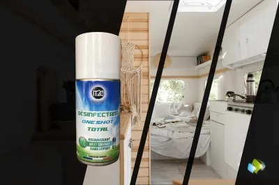 Comment désinfecter mes locaux facilement avec le désinfectant One Shot de 150ml virucide, fongicide et bactéricide à Bordeaux en Gironde ?