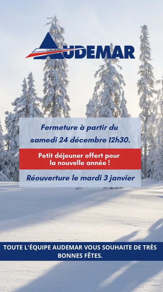 Fermeture annuelle audemar hyères