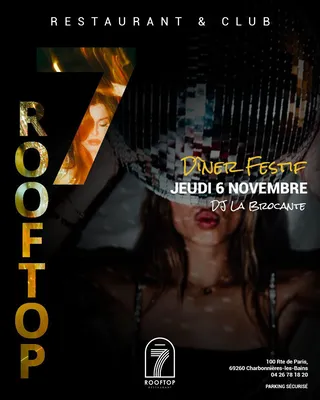 Dîner festif avec DJ La Brocante