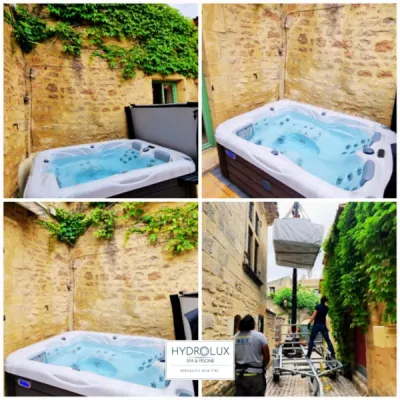 Spa Mars installé à Castillon-du-Gard sur toit-terrasse