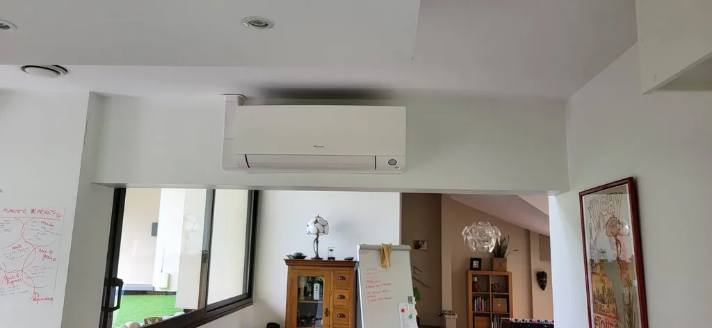 Réalisation : Installation Pompe Chaleur Air-Air Prevessin Moens