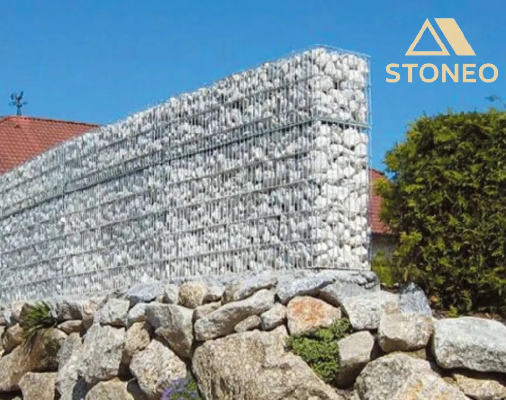 Gabion anti-bruit solution mur esthétique qualité prix à Saint-Péray 07 proche de Valence 26 et partout en Drôme Ardèche et Isère 38 Stoneo Création