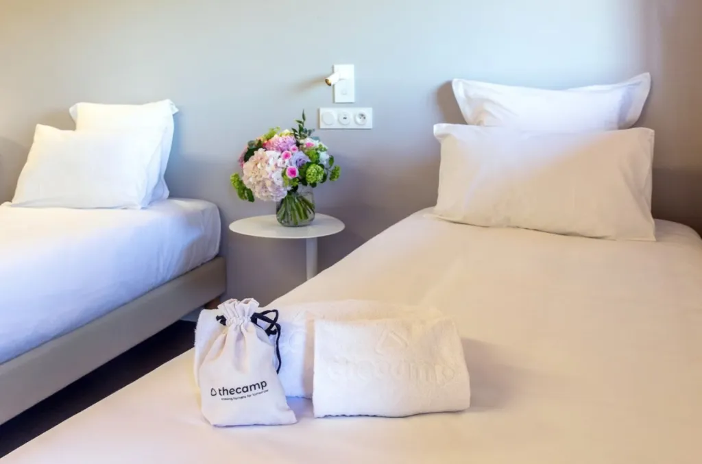 Chambre Premium Twin Hôtel à Aix-en-Provence avec lits séparés et salle de bain privative