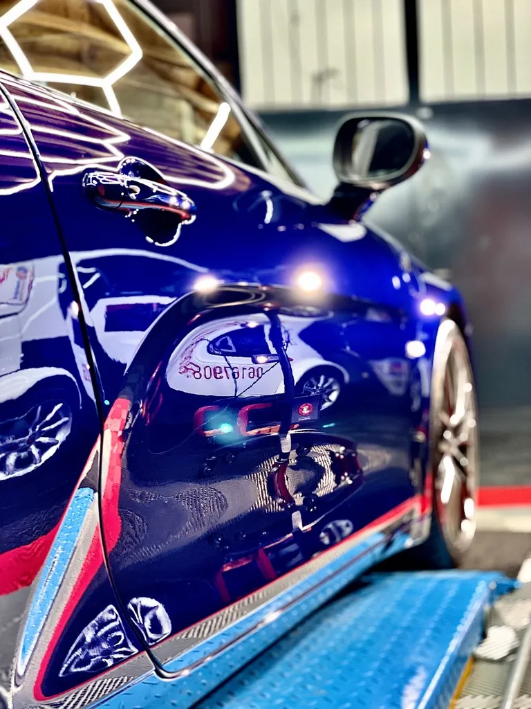 Protection PPF Renault alpine et traitement céramique carrosserie Lyon 