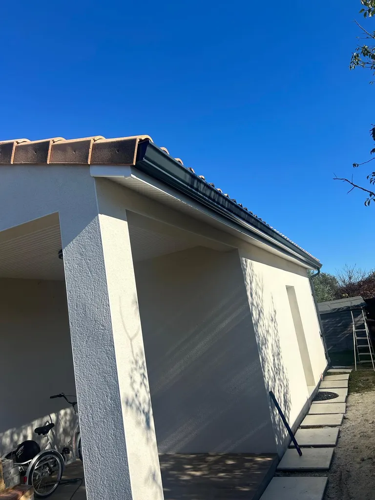 gouttieres aluminium grêle longages 31410