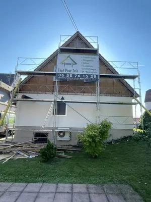 Pose de Lambris de Façade Composite, Isolation du Pignon et Habillage Extérieur dans le Bas-Rhin en Alsace
