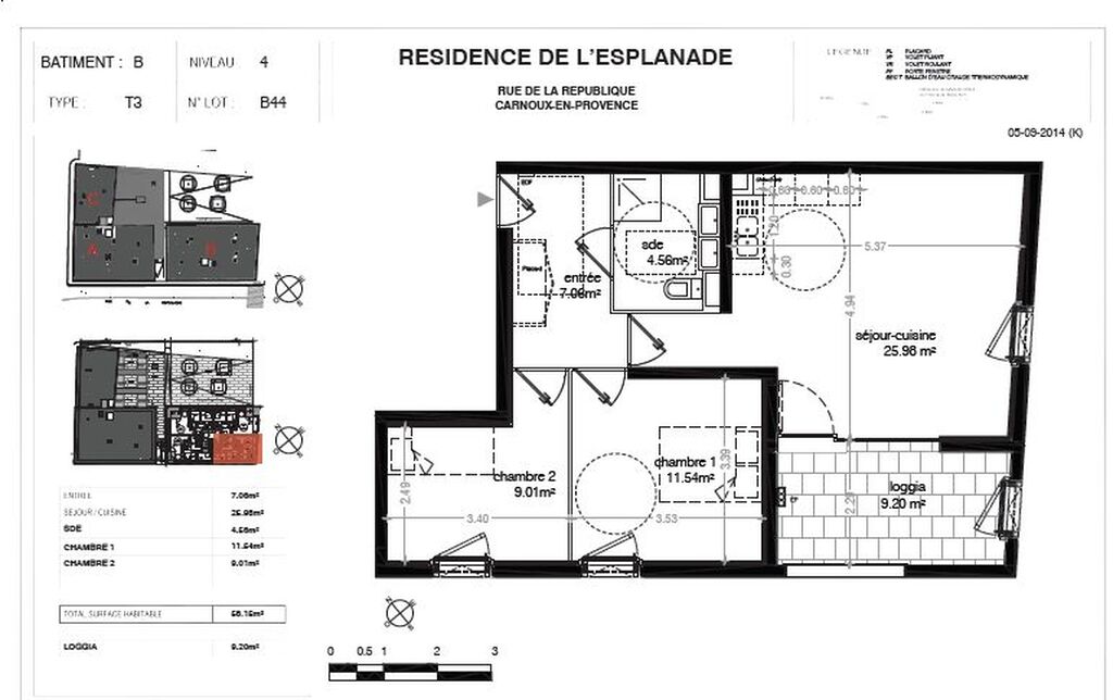A VENDRE Appartement  3 Carnoux en Provence neuf
