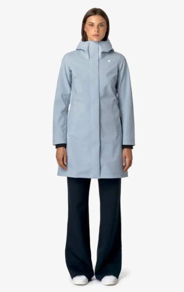 parka mi-longue Stephy pour femme Blue chez Urban Chic