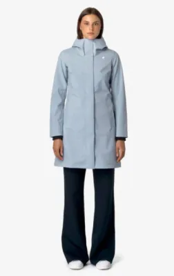 parka mi-longue Stephy pour femme Blue chez Urban Chic