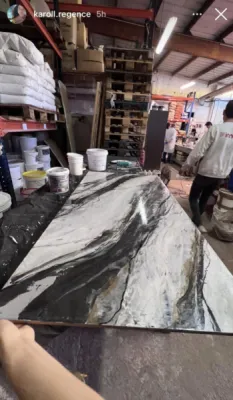 Réalisation d'un Stuc Marbre