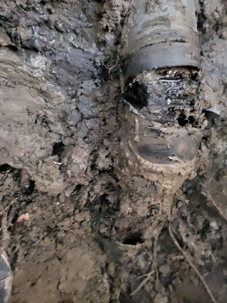 canalisation détériorée