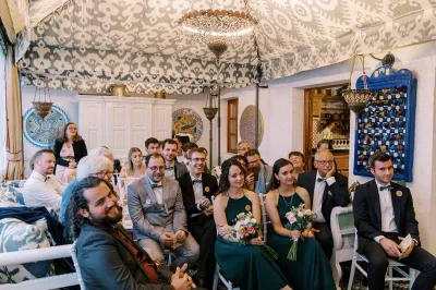 cérémonie laïque dans un hôtel de luxe en grèce