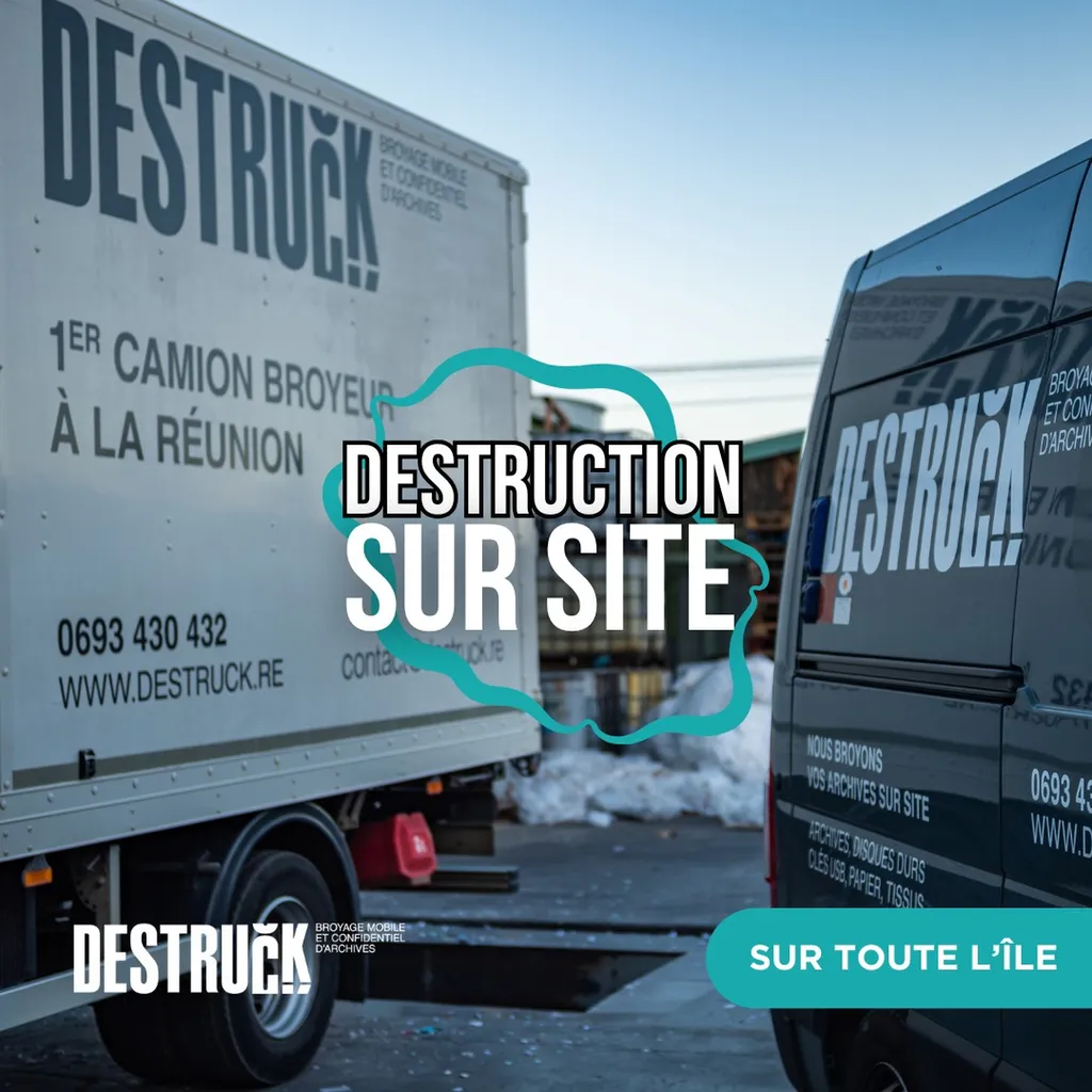 Entreprise de destruction sécurisée et broyage industriel pour professionnels et administrations à Saint-Denis La Réunion