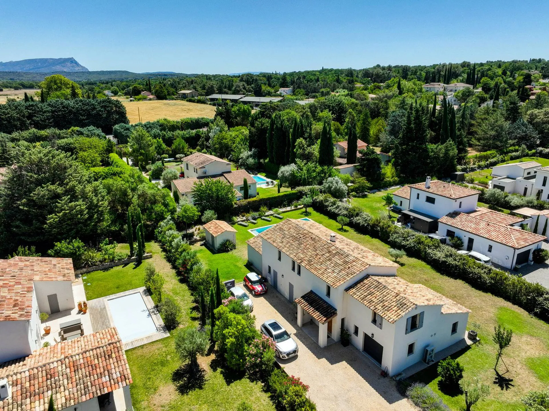 Construction d'une magnifique bastides Provençale à Aix en Provence dans les Bouches du Rhône