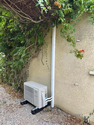 Installation de climatisation AIR/AIR réversible Atlantic Fujitsu à Marseillan près de Agde 