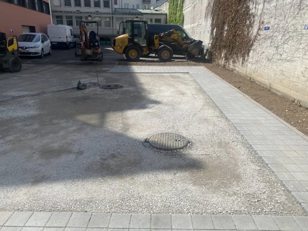 Comment faire un parking extérieur à Strasbourg CLK 