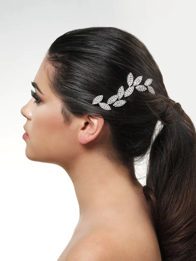 Bijoux de cheveux bohème argenté pour mariée à Marseille près de Marignane