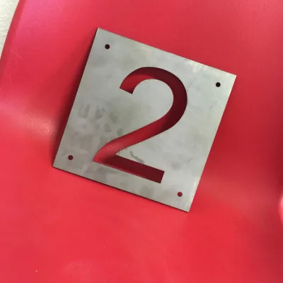 FABRICATION CHIFFRE EN FER A MARTIGUES