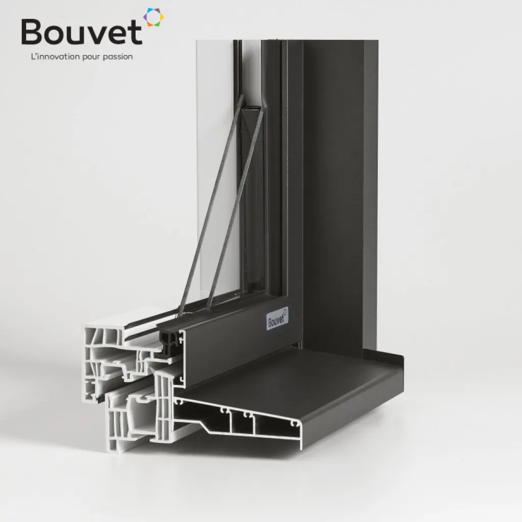 Fenêtre en PVC et aluminium gamme Coloriance de la marque Bouvet