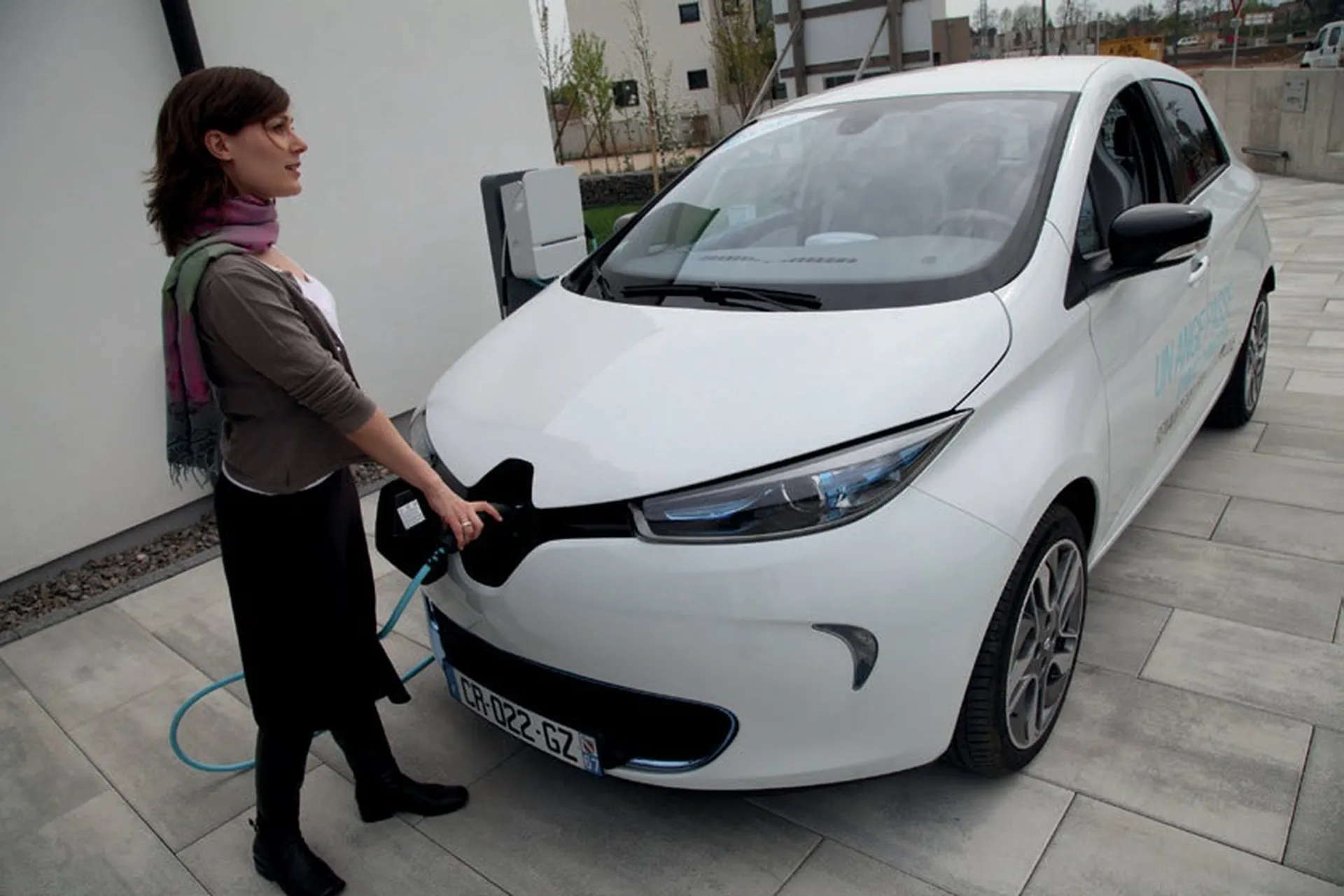 Borne de recharge à Marseille