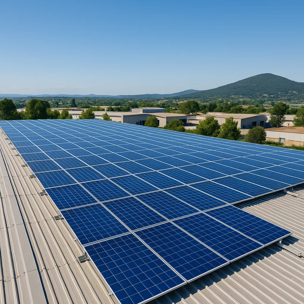 Installation de panneaux solaires à Brignoles sur les toits plats de vos commerces professionnels 