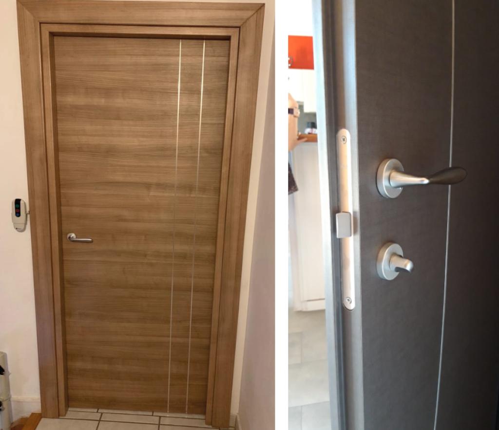 Porte d'intérieur personnalisée et sur mesure de la marque TREDI