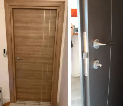 Porte d'intérieur personnalisée et sur mesure de la marque TREDI