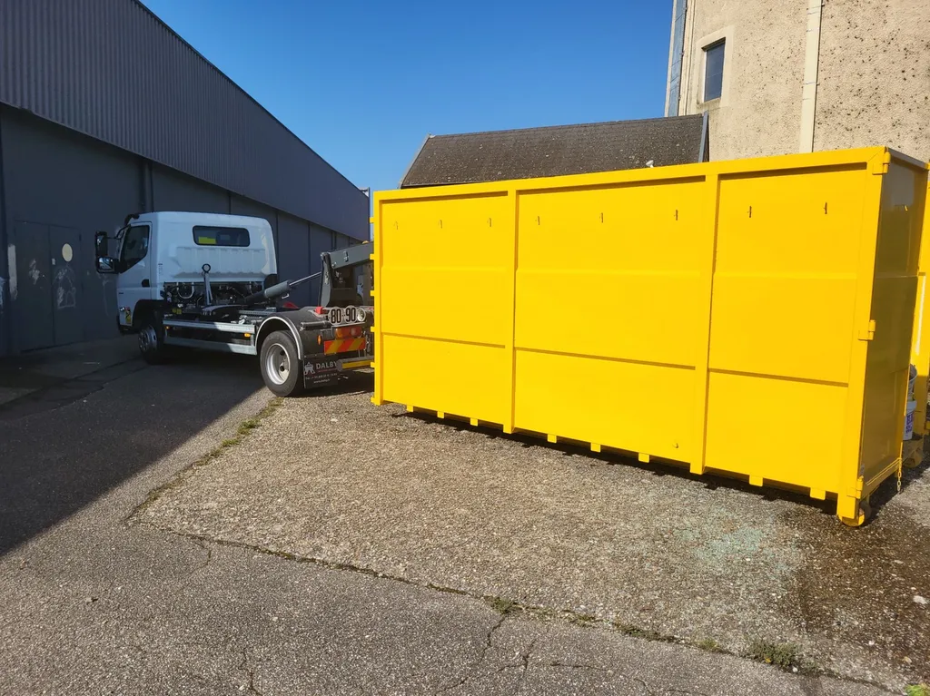 location benne dépôt sauvage