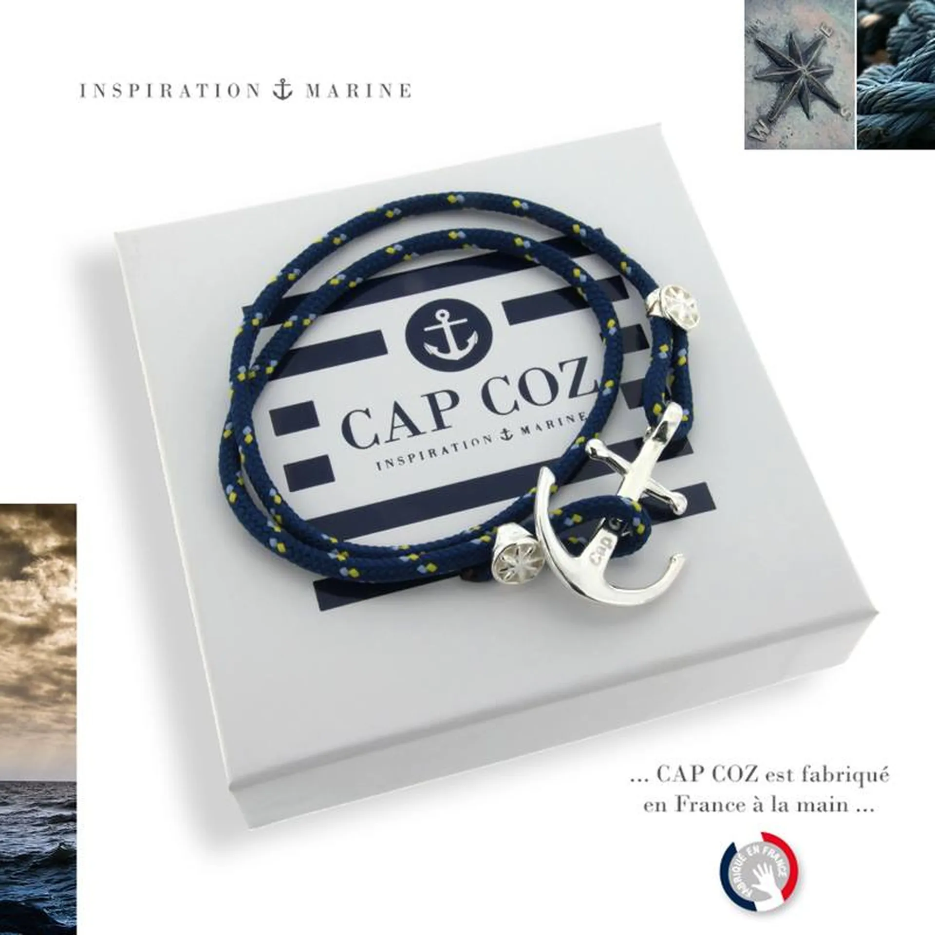 Bracelets CAP COZ argent 925/1000ème ou plaqué or made in France Or Ligne Biganos Bassin d'Arcachon