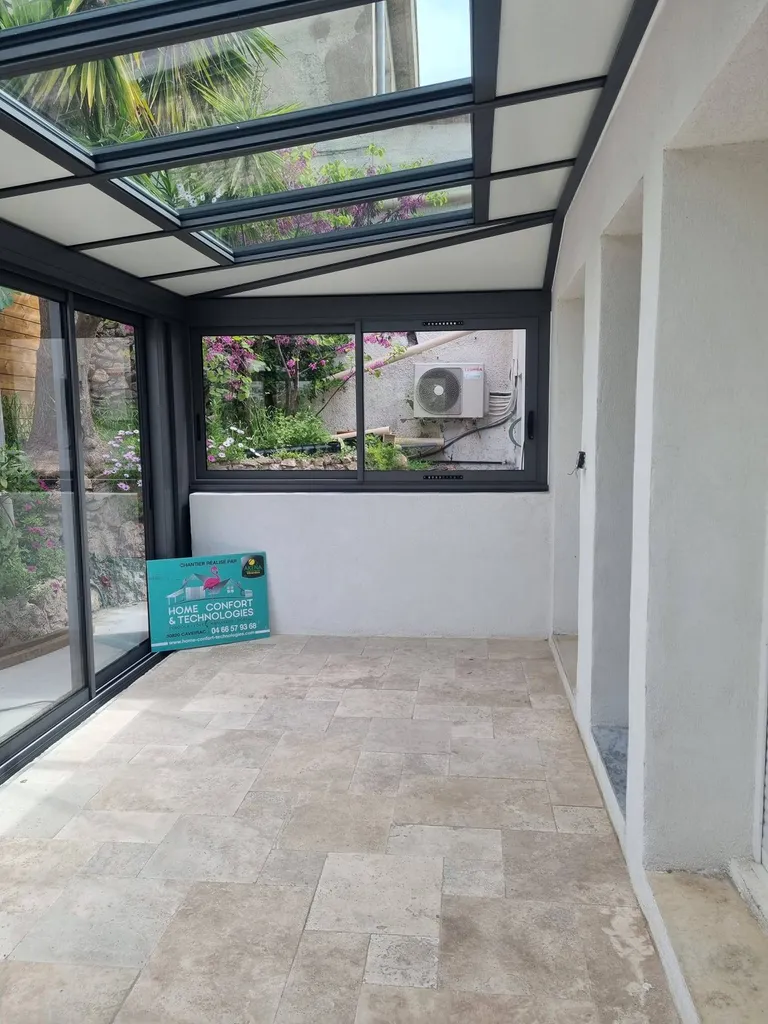 Installation d'une véranda AKENA sur mesure à Sète dans l'Hérault