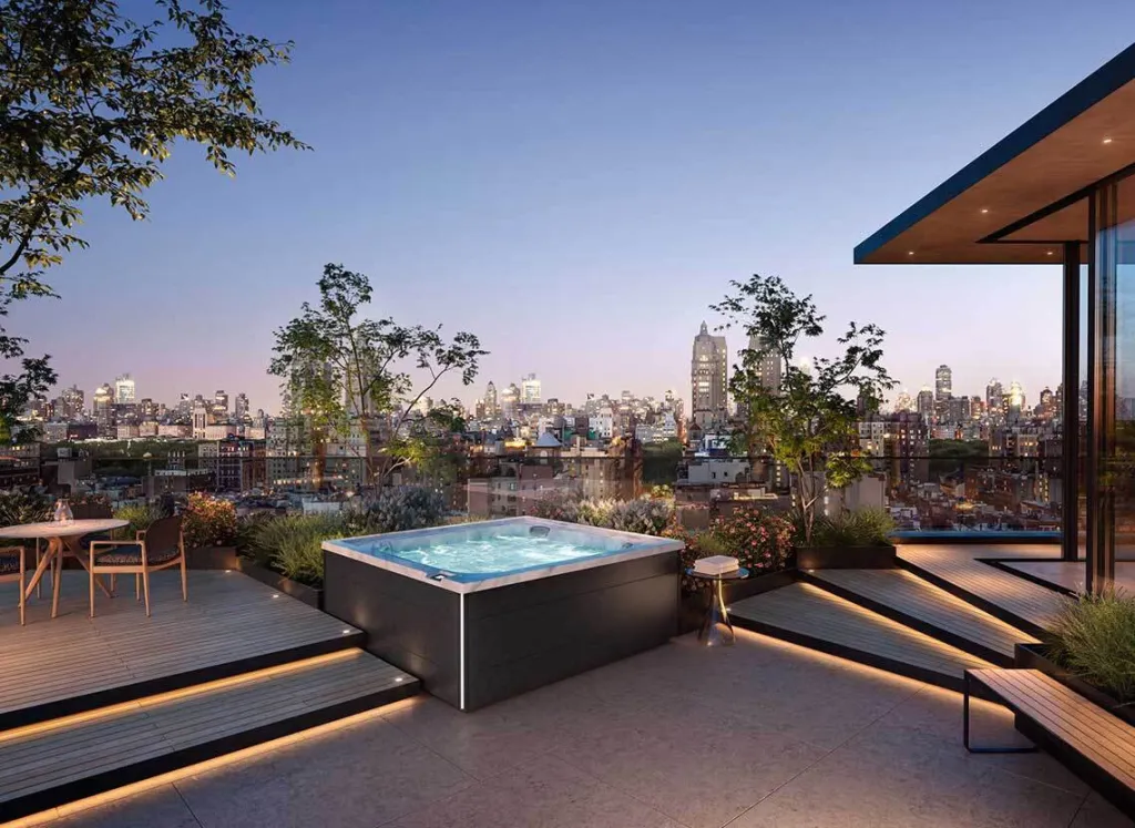 Spa 5-6 places Collection J-LX : design moderne et technologie infrarouge exclusive