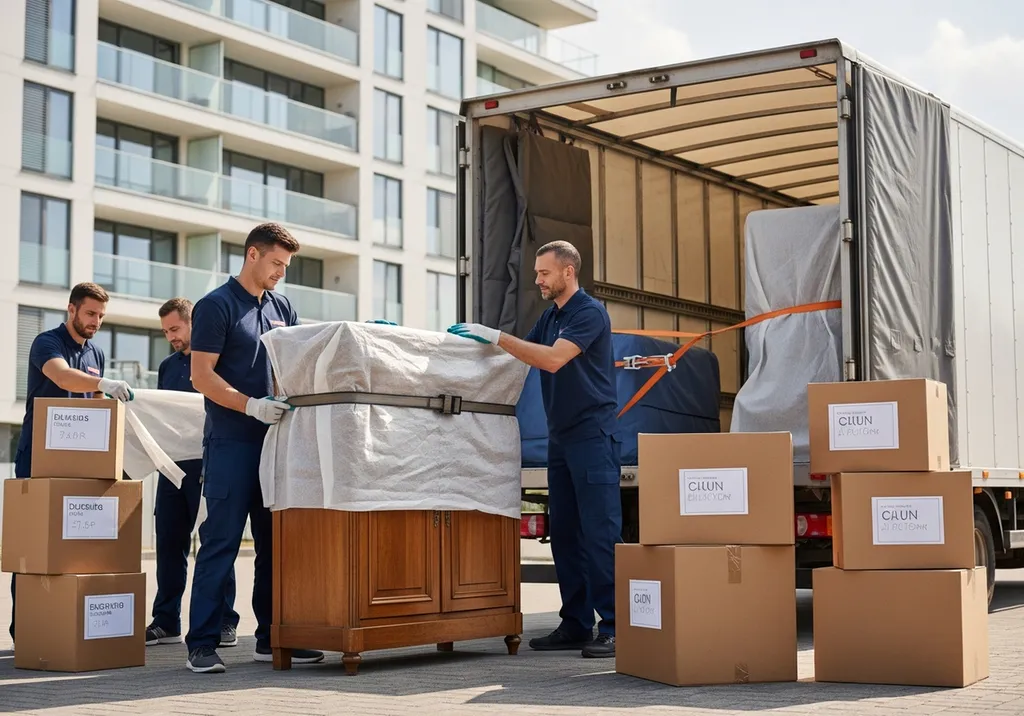 Formule Super Éco pour un déménagement économique comprenant transport sécurisé, manutention essentielle et assistance professionnelle dédiée