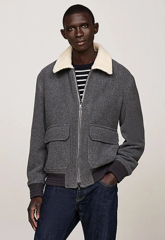 Acheter un blouson aviateur Tommy Hilfiger en laine - Exclusivité Urban Chic Dieppe