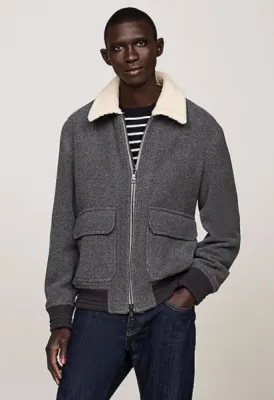 Acheter un blouson aviateur Tommy Hilfiger en laine - Exclusivité Urban Chic Dieppe
