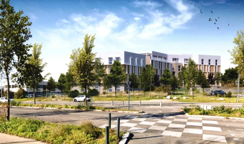 Installation de plomberie, ventilation, sanitaires et production d'eau chaude sanitaire pour une résidence étudiante de 181 logements à Marseille Château-Gombert dans les Bouches-du-Rhône (13)