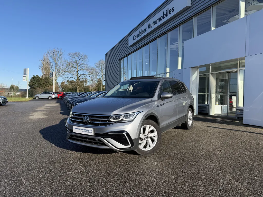 Volkswagen Tiguan Allspace occasion proche Rouen : SUV 7 places Elegance Exclusive garanti chez Caudebec Automobiles La Frénaye