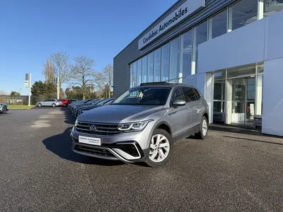 Volkswagen Tiguan Allspace occasion proche Rouen : SUV 7 places Elegance Exclusive garanti chez Caudebec Automobiles La Frénaye