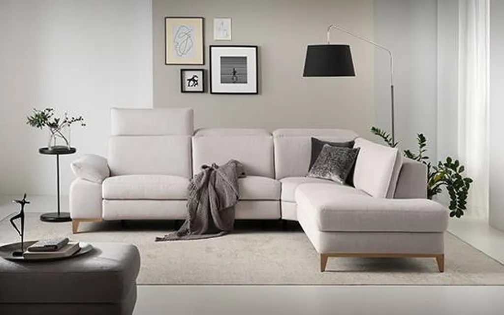 Vente d'un canapé COLUMBIA sur mesure fixe ou relax électrique