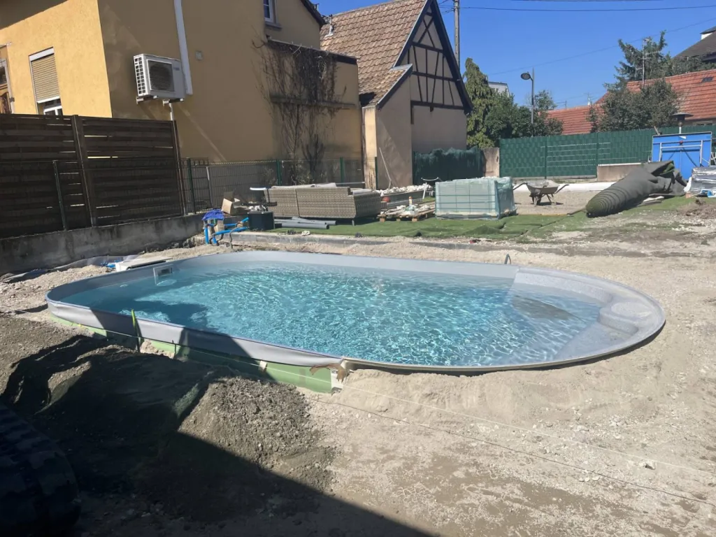 Société pour le terrassement d’une piscine à Illkirch Graffenstaden 