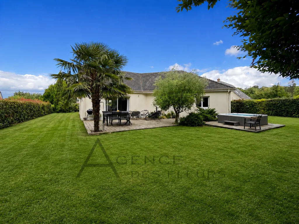 À vendre, belle maison de plain-pied de 148 m² sur un terrain de 1040 m² située à La Londe 76500