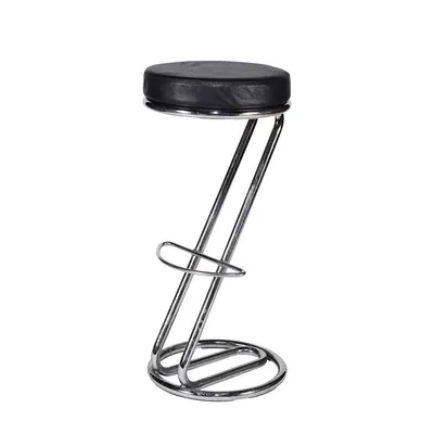 Location tabouret haut z cuir noir pour cocktail à Lyon