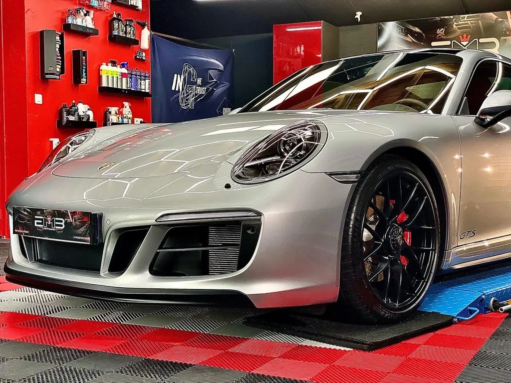Protection carrosserie Lyon PPF traitement céramique Porsche 991 GTS