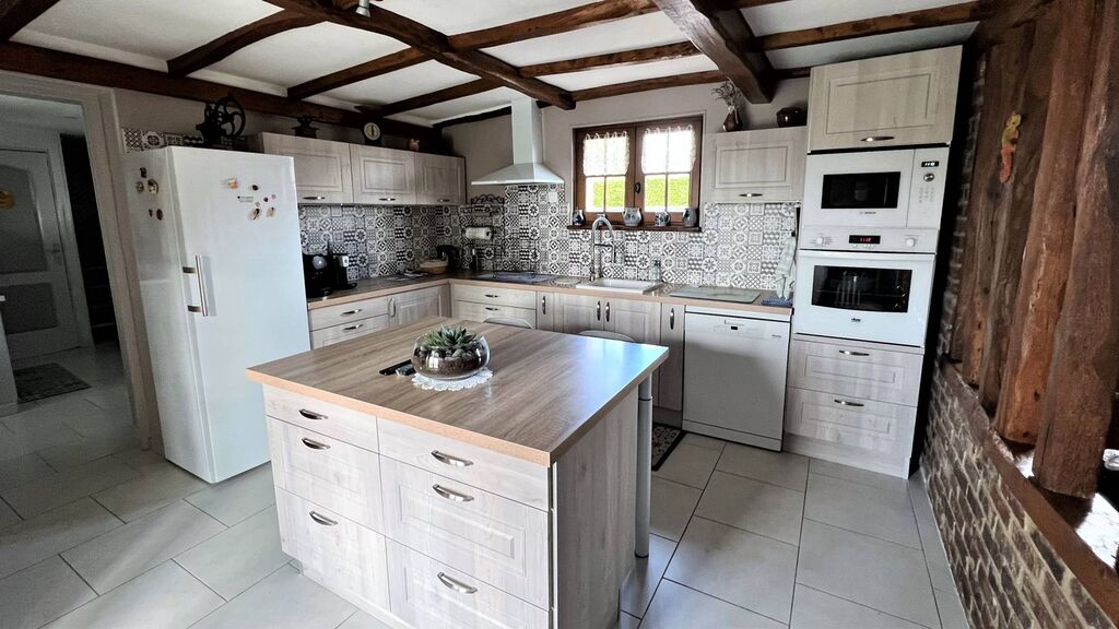 Belle Longère sur Petit Caux 76370, 2chambres, 1 salle d'eau, 1 salle de bains à 5min de la plage