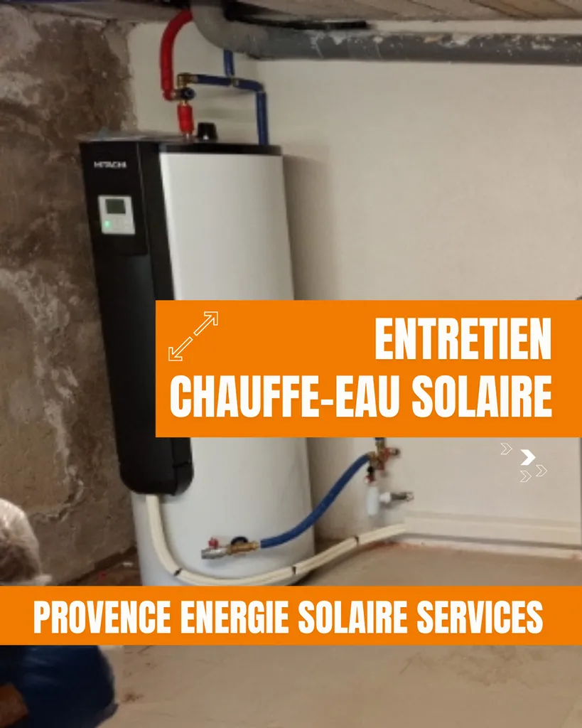 Réalisé l'entretien de votre chauffe eau solaire avec PESS à La Ciotat