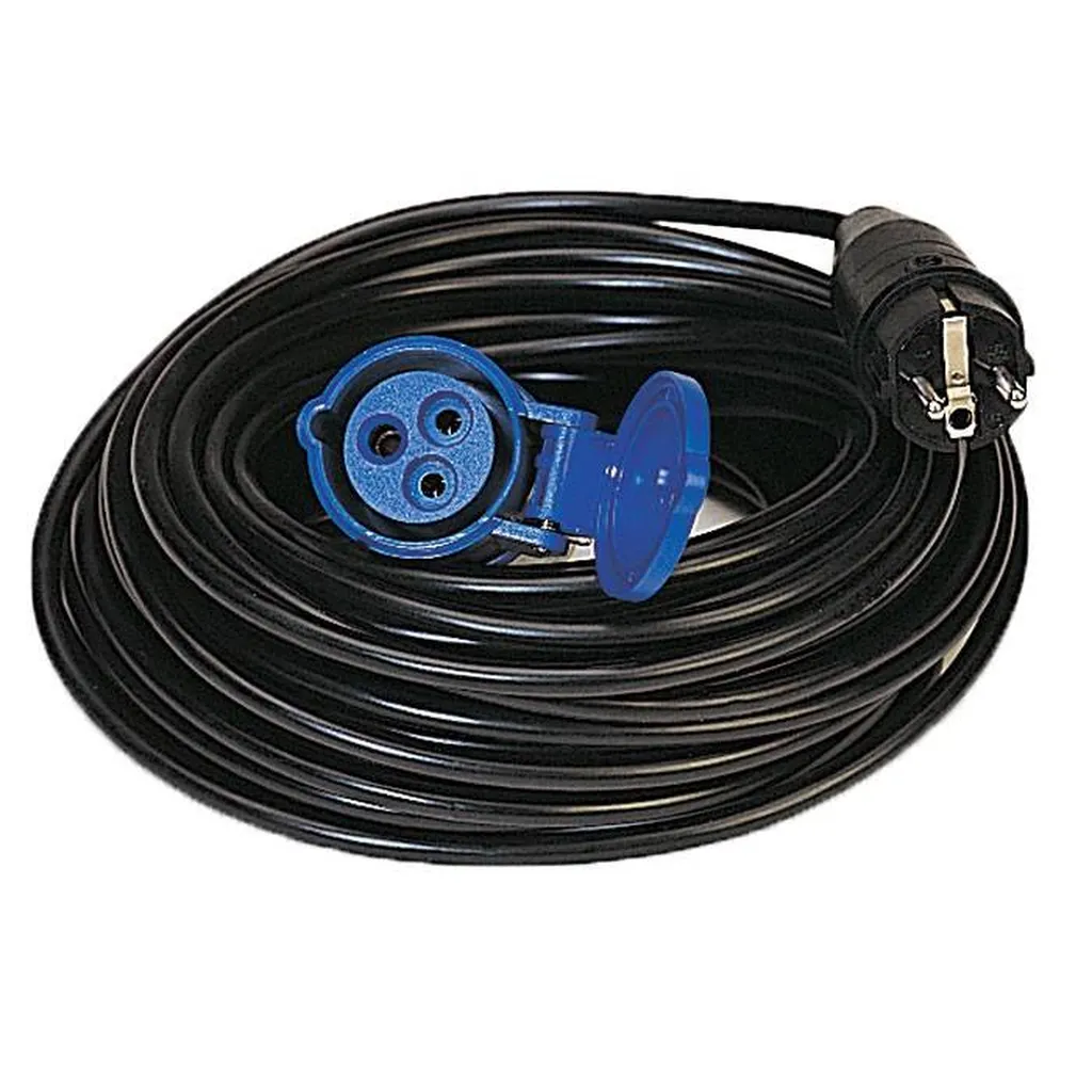 PROLONGATEUR 25 m 230 V - MALE (2 P + T) - FEMELLE P 17
